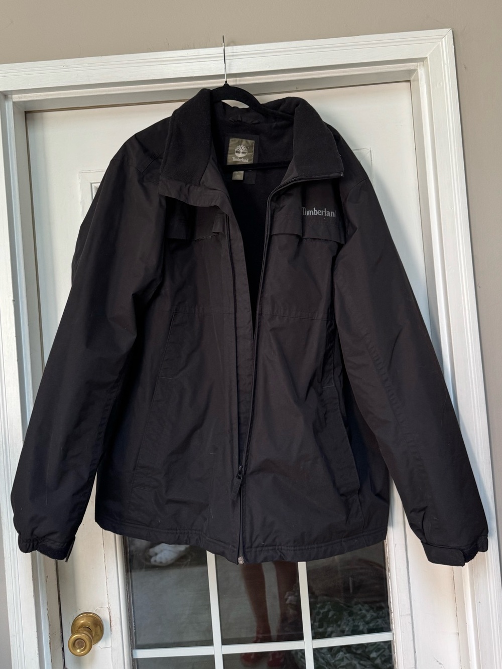 Timberland Weathergear Mens Full Zip Jacket Black XXL Heavy Duty Outerwear